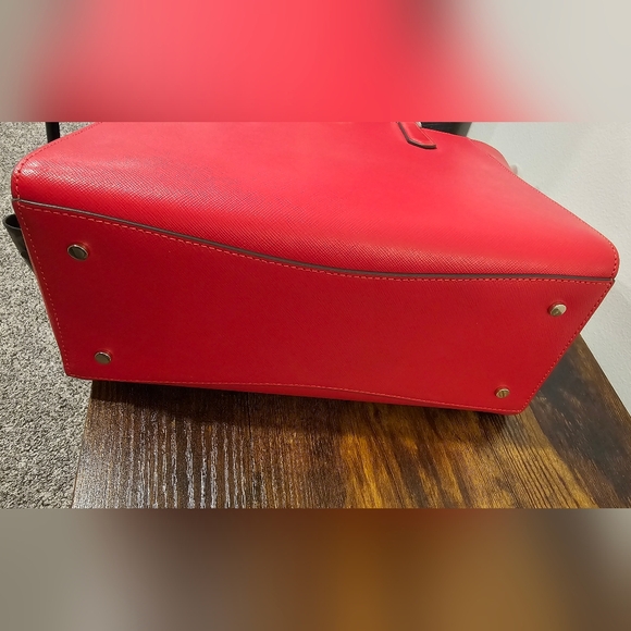 NWT Kate Spade Staci Medium Tote Bag In Ruby Red With Dust Bag KG473 - Picture 11 of 12